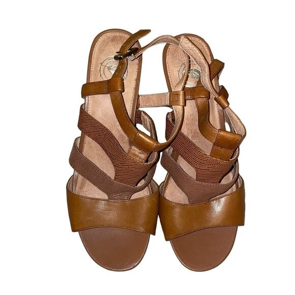 Nurture by Lamaze Shoes - Nurture Brown Leather Wedges, Size 10